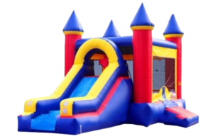 Blue & Red Inflatable Jump Combo