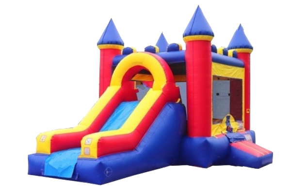 Yellow & Red Inflatable Jump Combo