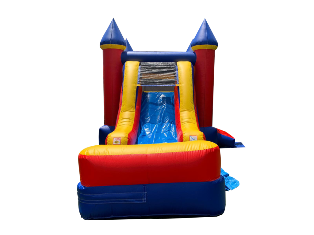 Yellow & Red Inflatable Jump Combo 2